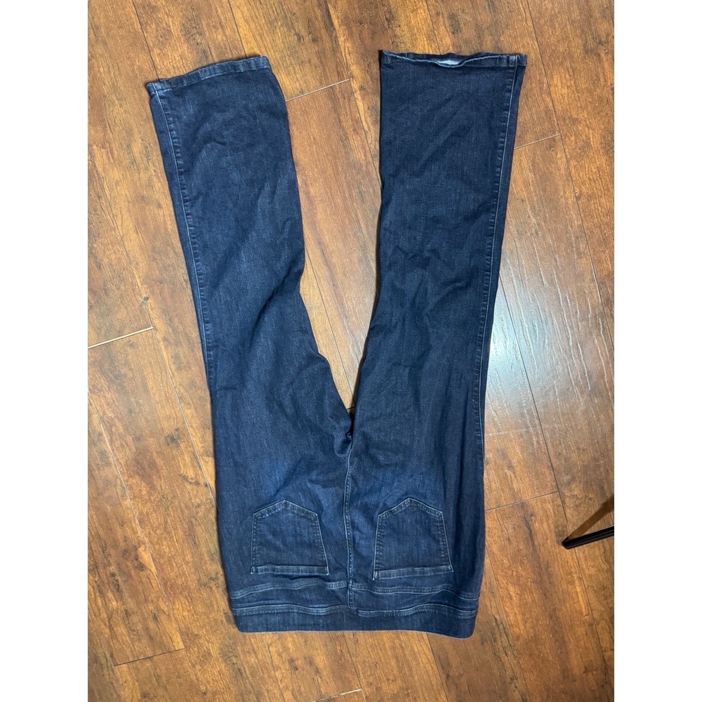 Torrid Lean Jean Slim Boot 2S Dark Wash Excellent Super Soft Pull On Denim Pants - Picture 3 of 7